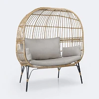 Bahama Double  Wicker Accent Chair