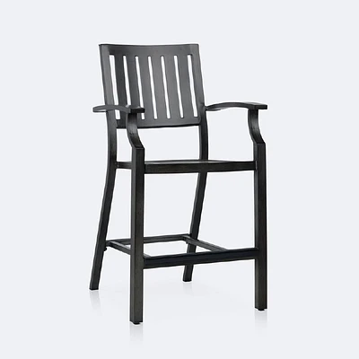 Belvedere Counter Height Chair - Brushed Grey