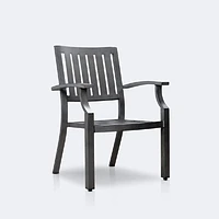 Belvedere Dining Chair - Brushed Grey