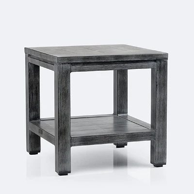 Belvedere End Table - Brushed Grey