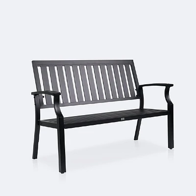 Belvedere Loveseat Bench - Black
