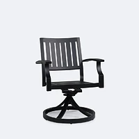 Belvedere Swivel Rocker - Black