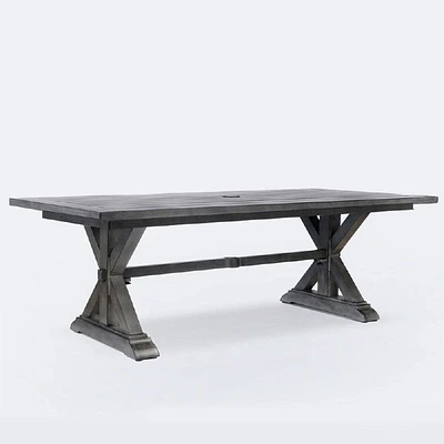 Belvedere 43”x86” Dining Table – Brushed Grey