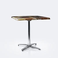 Bistro Table - Abstact Top, Folding Base