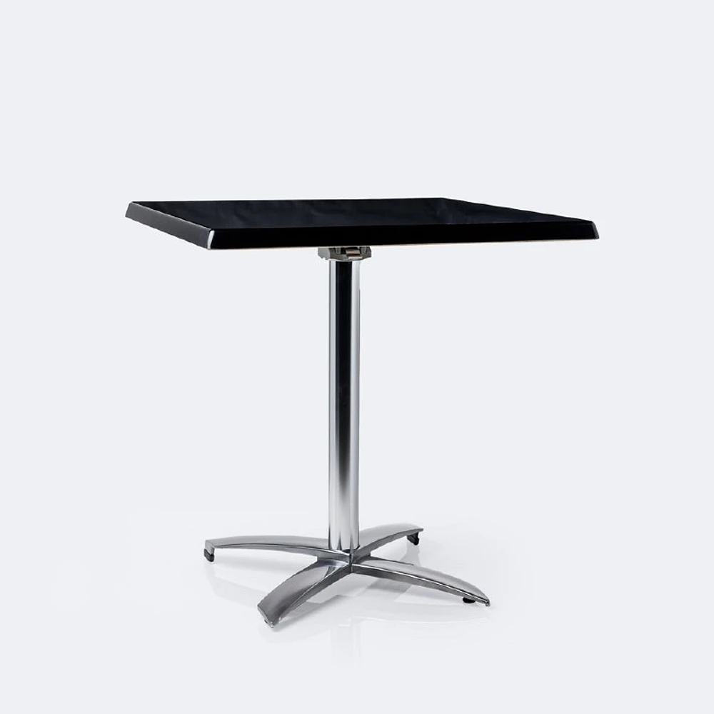 Bistro Table - Black Top, Folding Base