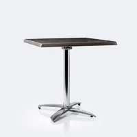 Bistro Table - Dark Oak Top, Folding Base