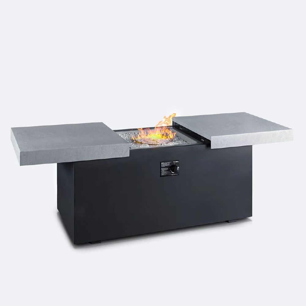 Brooks 24"x68" Rectangle Firepit