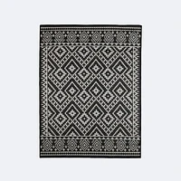 Cabana Outdoor Rug 5'x7' - Tribal Black