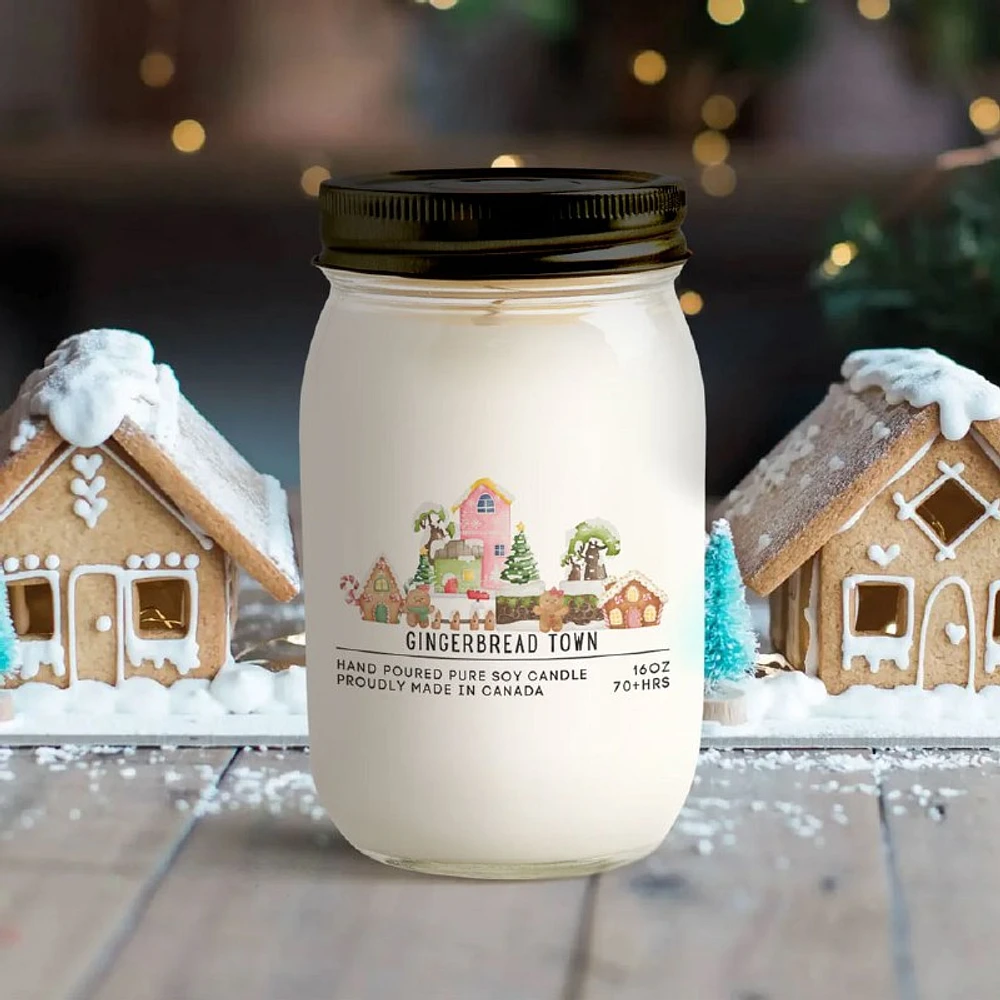 Gingerbread Town - 16 oz Candle