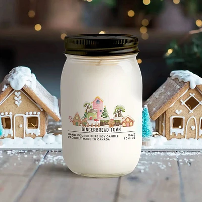 Gingerbread Town - 16 oz Candle