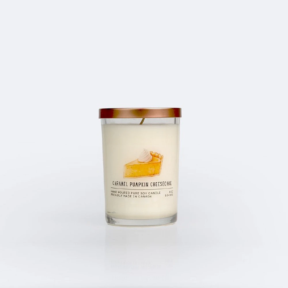 8oz Candle - Caramel Pumpkin Cheesecake