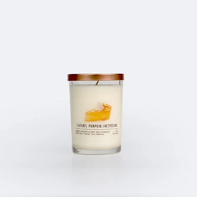 8oz Candle - Caramel Pumpkin Cheesecake