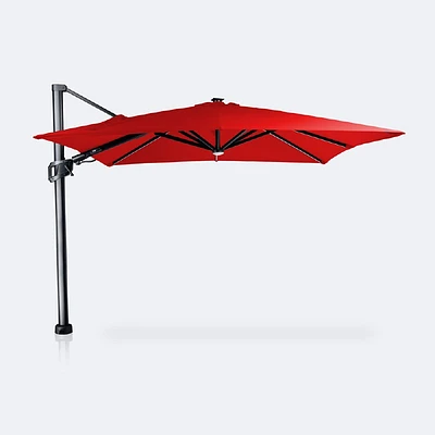 Cosmic 10' Square Tilt Top Parasol - Classic Red