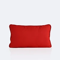 Throw Pillow - 10"x19"- DOT Bella - Classic Red