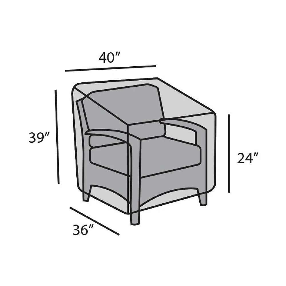 Club Chair Cover - Large