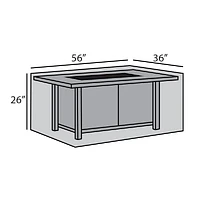 Rectangular Firepit Table Cover