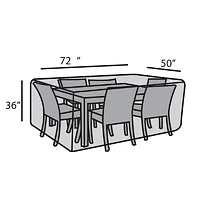 50"x 72" Rectangular Dining Set Cover
