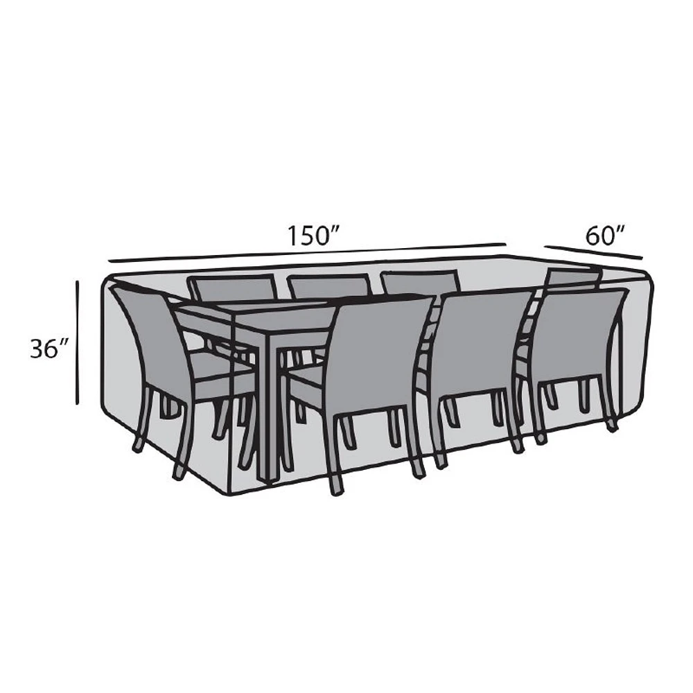 60"x150" Rectangular Dining Set Cover
