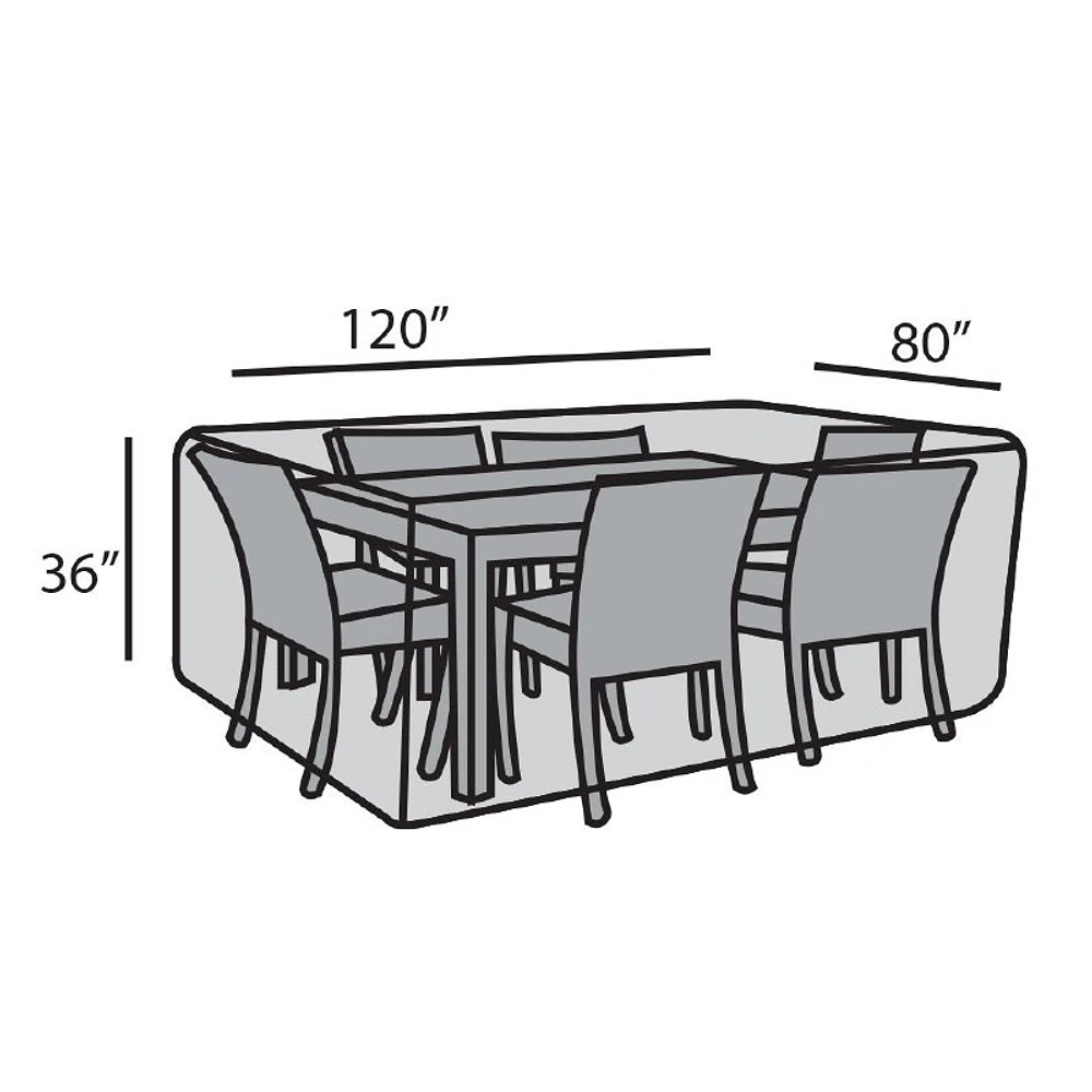 80"x120" Rectangular Dining Set Cover
