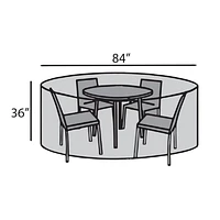 84" Round Dining Set Cover