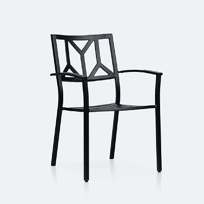 Geometric Dining Chair - Black
