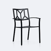 Geometric Dining Chair - Black