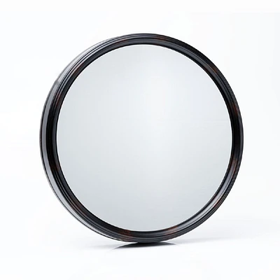 Gwendoline Wall Mirror- Round Black