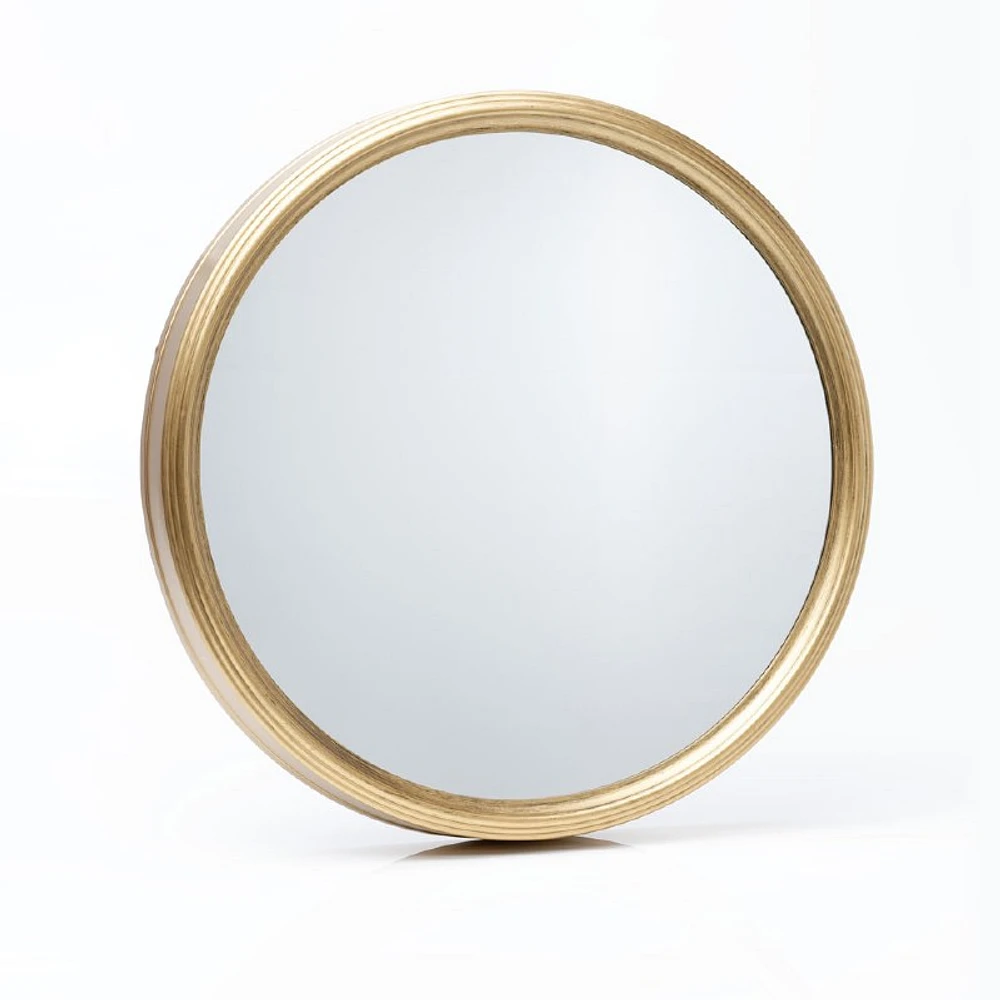 Gwendoline Wall Mirror- Round Gold