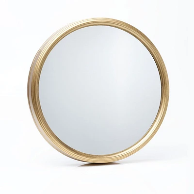 Gwendoline Wall Mirror- Round Gold