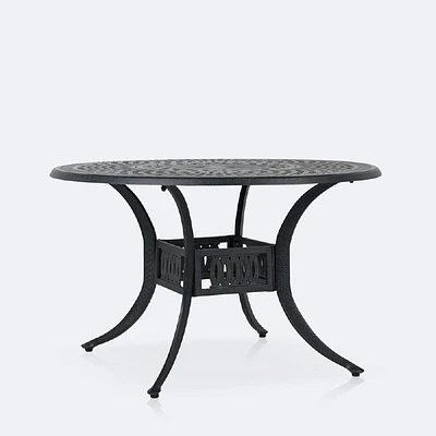 Ivy 48" Round Dining Table – Brown Tippet