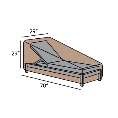Chaise Lounge Summer Cover