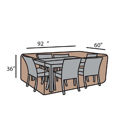 Rect. Dining Set Summer Cover