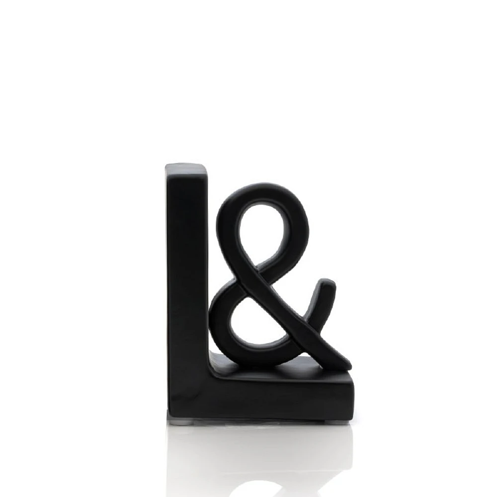 Ceramic Ampersand Bookend
