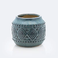 Ceramic Blue Vase