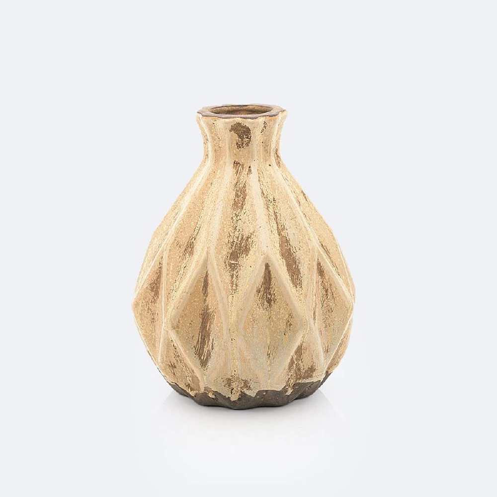 Ceramic Geometric Vase