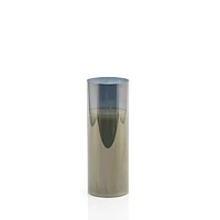 LED Candle w/Tinted Glass-Sm