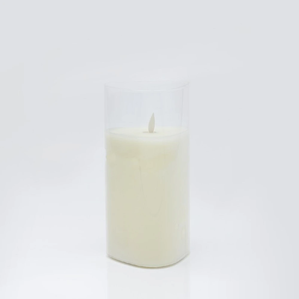 Triangle Glass LED Candle