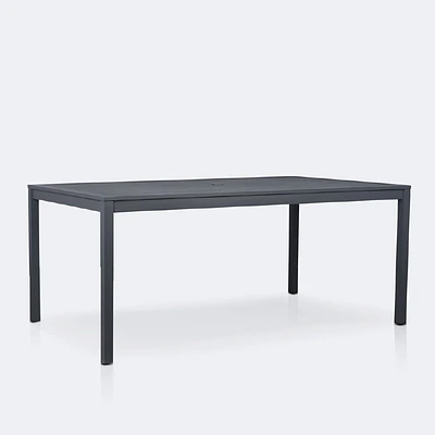 Lexi 40"x70" Rectangle Table - Dark Grey
