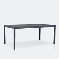 Lexi 40"x70" Rectangle Table - Dark Grey