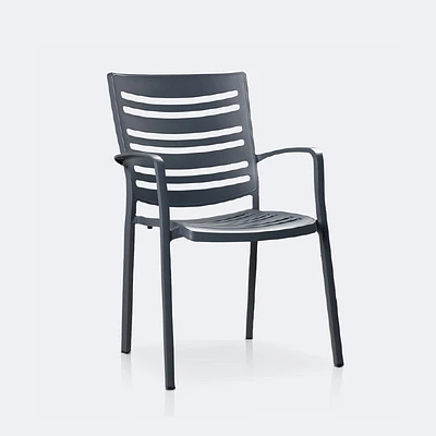 Linear Armchair  - Dark Grey