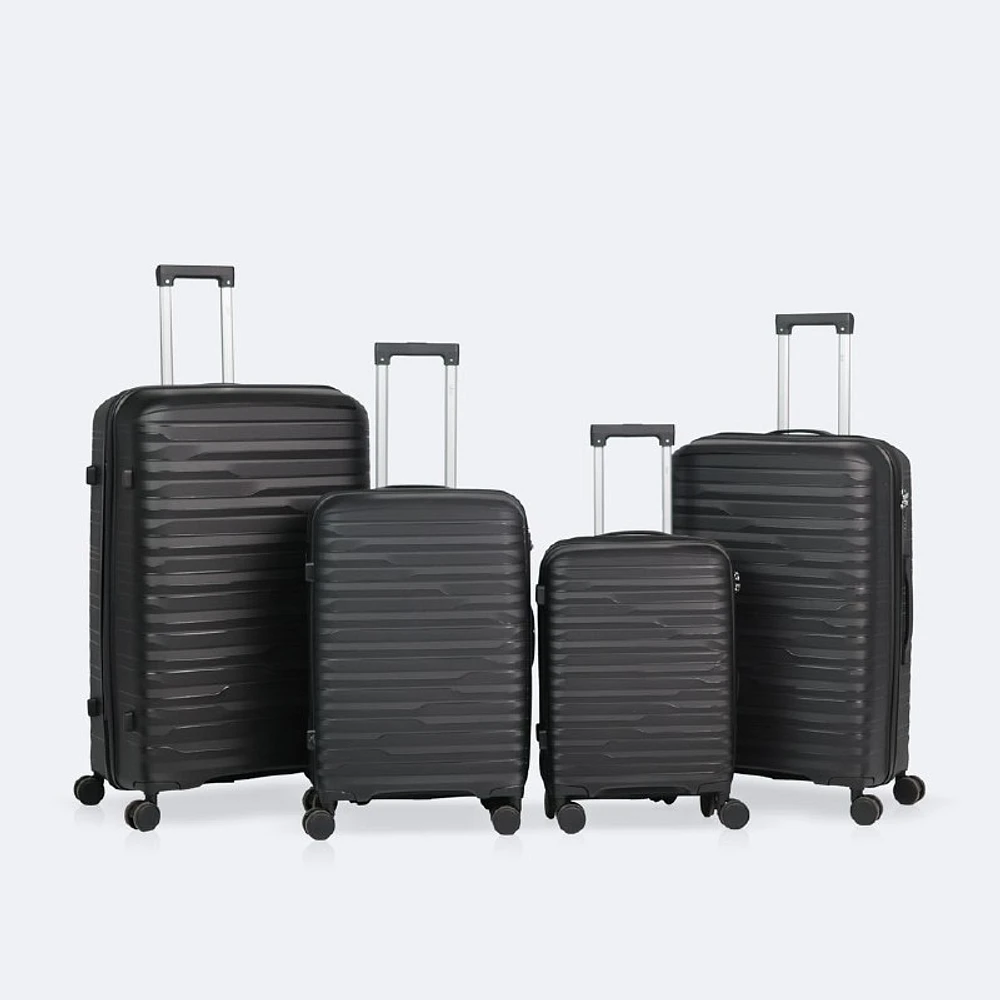 4-Piece Luggage Set, Hardside Spinner Wheel Travel Suitcase