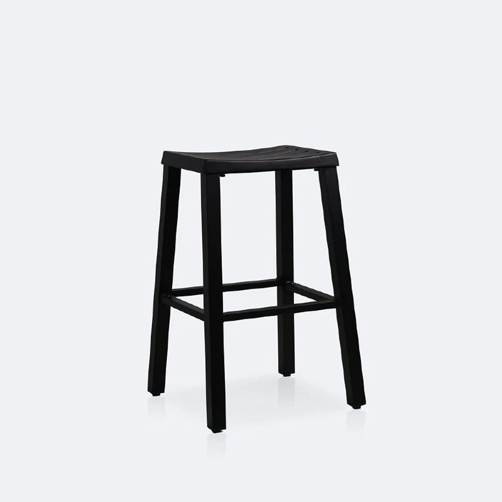Luna Counter Height Stool - Black