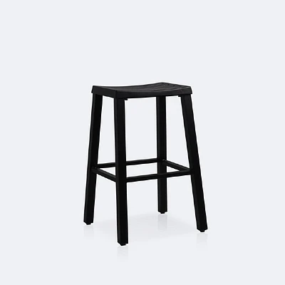 Luna Counter Height Stool - Black