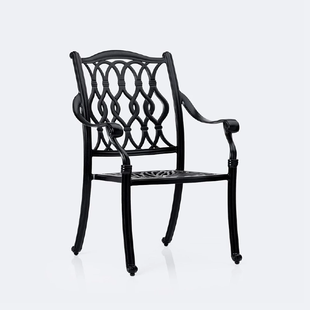 Meghan Armchair - Black Tippet