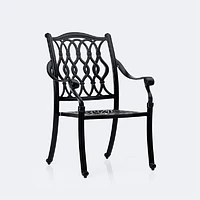 Meghan Armchair - Black Tippet