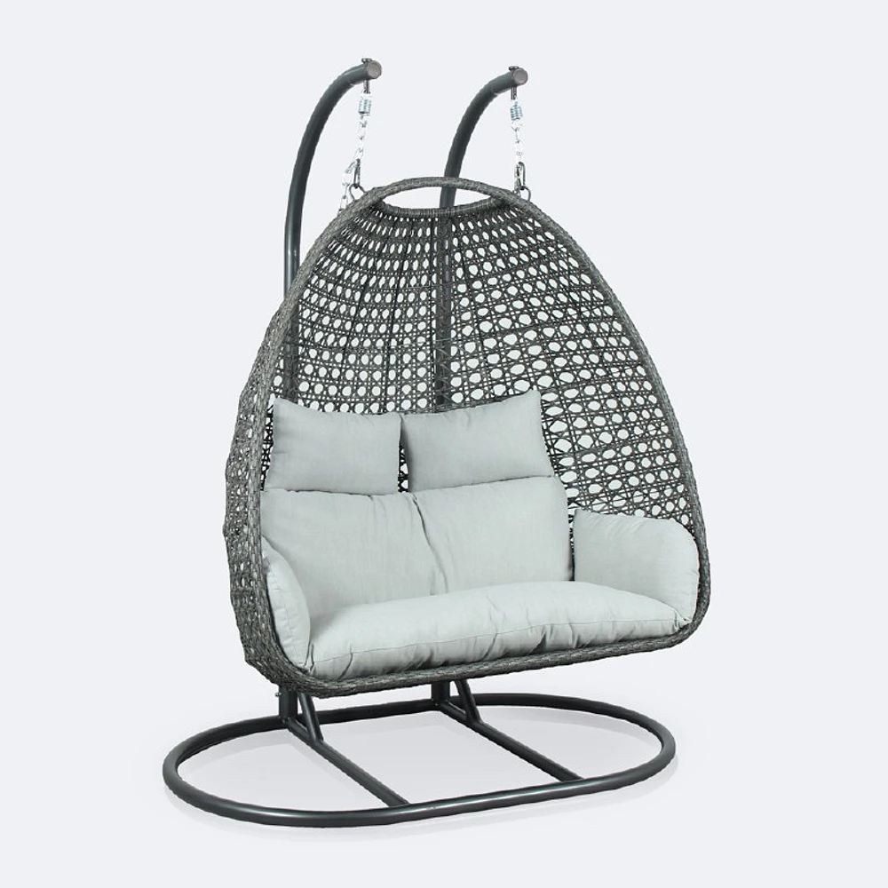 Nest Double Hanging Chair - Dark Grey Frame