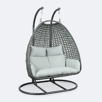 Nest Double Hanging Chair - Dark Grey Frame