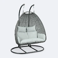 Nest Double Hanging Chair - Dark Grey Frame
