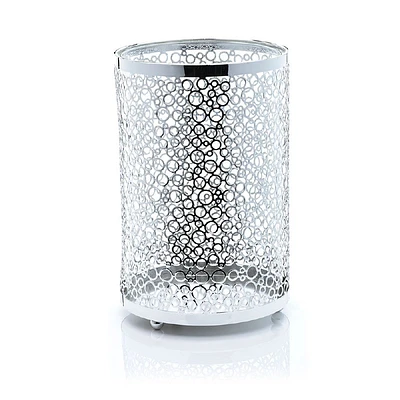 Metal with Glass Candleholder