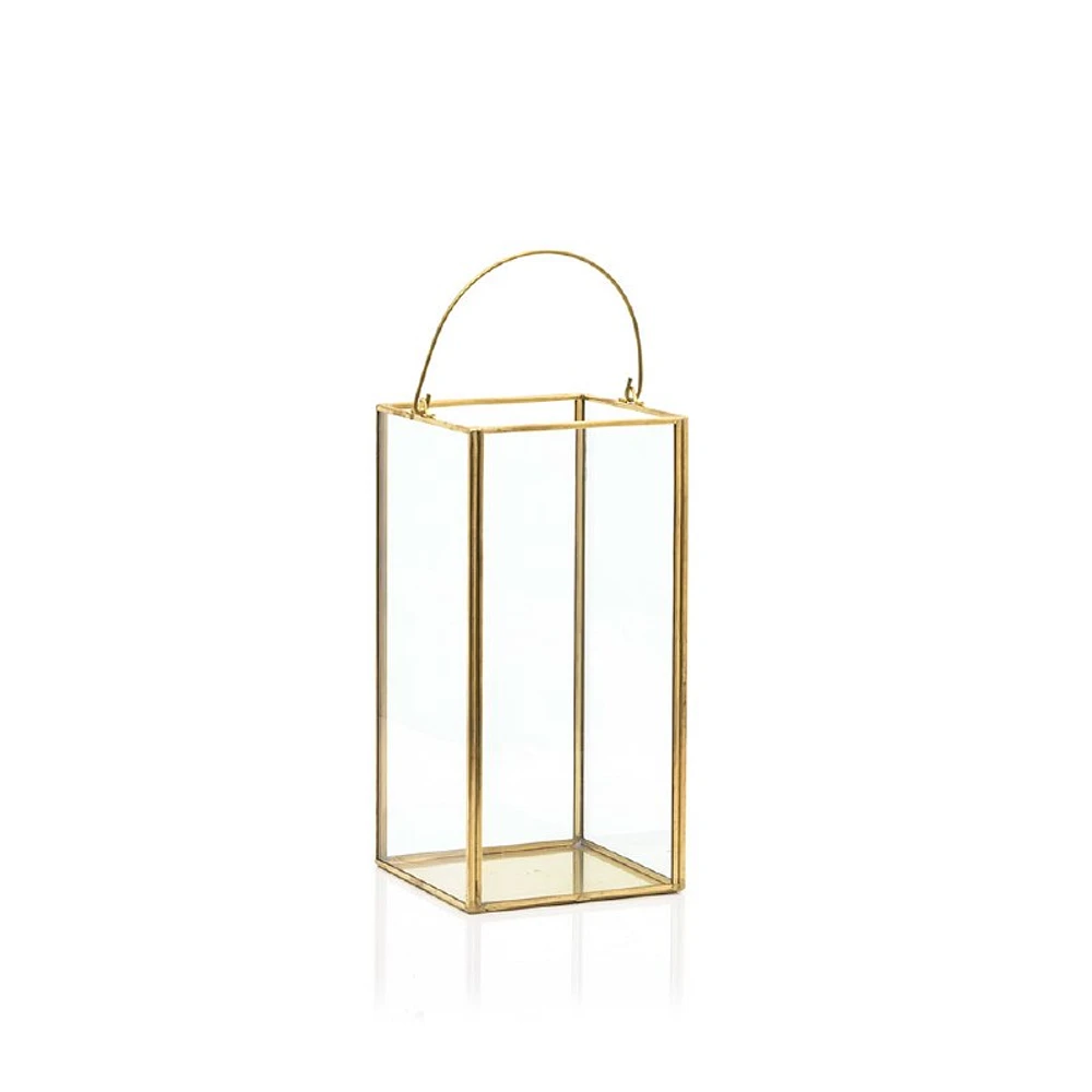 Small Metal and Glass Lantern